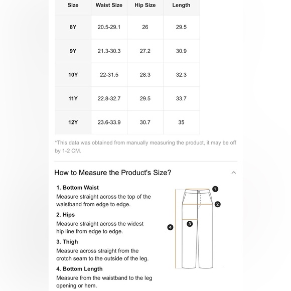 Girl’s Flare Leggings - Picture 4 of 4